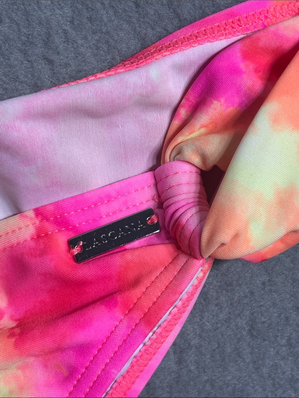 LASCANA Tie Dye Twist Bikini Bottom - Picture 3 of 7